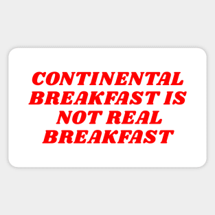 CONTINENTAL BREAKFAST Sticker